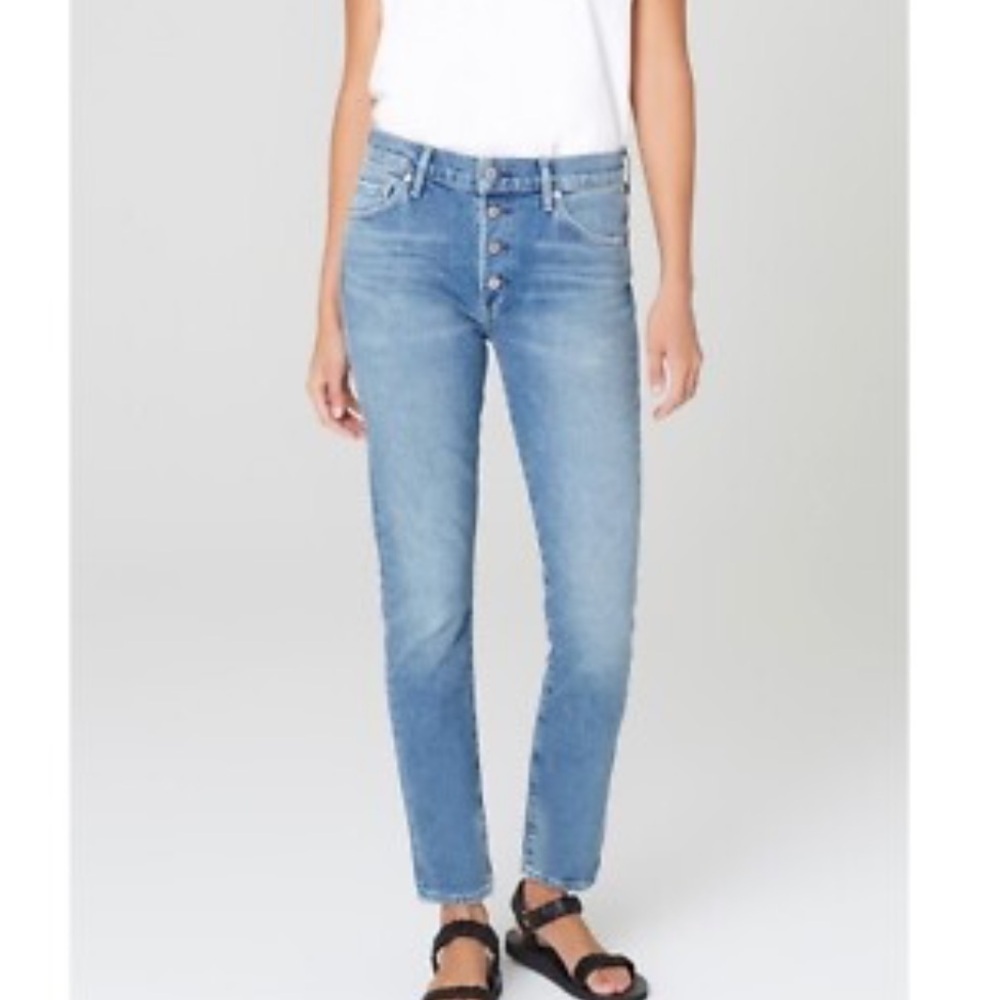 NWT Citizens of Humanity Skyla Mid rise Jeans in Caravan Size 23